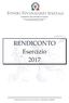 RENDICONTO Esercizio 2017