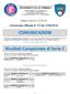 Stagione Sportiva 2018/2019. Comunicato Ufficiale N 57 del 27/02/2019 COMUNICAZIONI