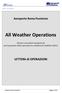 All Weather Operations