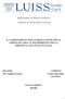 Dipartimento di Scienze Politiche Cattedra di Diritto dell economia