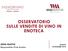 OSSERVATORIO SULLE VENDITE DI VINO IN ENOTECA