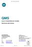 QMS. Descrizione dello Schema QUALITY IN MICROBIOLOGY SCHEME