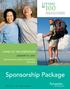 SOCIETY OF ACTUARI E S. Living To 100 Symposium. Spo nsorship Package