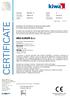 MED EUROPE S.r.l. Certificato CE del Sistema di Garanzia della Qualità EC Quality Assurance System Certificate MED B. 1 di / of