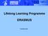 Lifelong Learning Programme ERASMUS