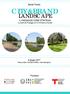 CITY&BRAND LANDSCAPE. Bando Premio. IL PAESAGGIO COME STRATEGIA La qualità del Paesaggio per un Architettura di qualità
