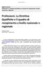 Professioni. La Direttiva Qualifiche e il quadro di recepimento a livello nazionale e regionale