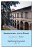 Rapidi consigli per orientarsi UNIVERSITÀ DEGLI STUDI DI FIRENZE. Corso di Laurea in Lettere. Rapidi consigli per orientarsi