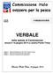 VERBALE. della seduta di Commissione tenuta il 16 giugno 2014 a Lavena Ponte Tresa