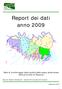 Report dei dati anno 2009