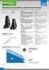 ATH. Elettropompe sommergibili con girante bicanale centrifugo Submersible electro pumps with centrifugal twin channel impeller.