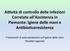 Avità di controllo delle Infezioni Correlate all Assistenza in Piemonte: Igiene delle mani e An:bio:coresistenza