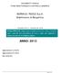 DOCUMENTO TECNICO PIANO MONITORAGGIO E CONTROLLO GENERALE. BORMIOLI ROCCO S.p.A. Stabilimento di Bergantino CATEGORIA IPPC 3.3. INDUSTRIA DEL VETRO