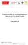 ESERCIZI PER IL POTENZIAMENTO DELLA LETTO-SCRITTURA GRUPPO B