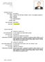 F O R M A T O E U R O P E O P E R I L C U R R I C U L U M V I T A E. Informazioni personali. Esperienza lavorativa. Nome Cognome Fabio Testaverde