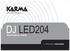 DJ LED204 Illuminatore a leds >> Manuale di istruzioni