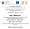 REGIONE CALABRIA PROGRAMMA OPERATIVO REGIONALE FONDO EUROPEO DI SVILUPPO REGIONALE FONDO SOCIALE EUROPEO PROGRAMMA DI AZIONE