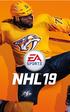 CONTENUTO SCENDI SULLA PISTA DI GHIACCIO 3 ELENCO COMPLETO DEI COMANDI 4 NOVITÀ DI NHL 19 14