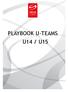 PLAYBOOK U-TEAMS U14 / U15