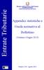 Entrate Tributarie. Appendici statistiche e Guida normativa al Bollettino. (Gennaio-Giugno 2013) Numero Agosto 2013