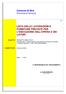 LISTA DELLE LAVORAZIONI E FORNITURE PREVISTE PER L'ESECUZIONE DELL'OPERA O DEI LAVORI