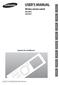USER S MANUAL. Wireless remote control MR-BH01 MR-BC01. System Air Conditioner ENGLISH ESPAÑOL FRANÇAIS ITALIANO PORTUGUÊS DEUTSCH EΛΛHNIKA RUSSIAN