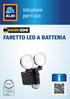 Istruzioni per l uso FARETTO LED A BATTERIA