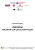 CINEFORUM «INCONTRI CON LA CULTURA RUSSA» RASSEGNA STAMPA