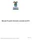 Manuale Prospetto Informativo aziendale dal IST75105 R01 ISTRUZIONE Manuale Operatore Azienda - Approved by rad 13/01/2011.