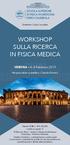 WORKSHOP SULLA RICERCA IN FISICA MEDICA