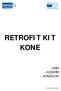 RETROFIT KIT KONE - KRM - KCEAPM - KONEXION