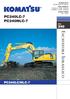 Escavatore Idraulico PC240LC-7 PC240NLC-7 PC240LC/NLC-7
