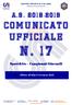 CENT RO SPORT IVO IT AL IANO. Comitato provinciale di Macerata. C omunic ato Ufficial e. n. 17. Affisso all albo il 14 marzo 2019