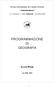 SCUOLA SECONDARIA DI I GRADO STATALE. Clemente Baroni. v. S. Francesco, CARUGATE - tel PROGRAMMAZIONE DI GEOGRAFIA CLASSI PRIME