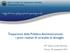 Trasparenza della Pubblica Amministrazione: i primi risultati di un'analisi di dettaglio. 24 Nexa Lunch Seminar