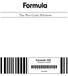 Formula MANUALE UTENTE * * ITALIANO