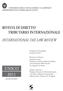 UNICO International tax law review. università degli studi di roma La sapienza dipartimento di teoria dello stato