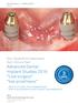 Advanced Dental Implant Studies 2016 Live surgery live prosthesis Dott. Gioacchino Cannizzaro Dott. Vittorio Ferri