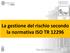 La gestione del rischio secondo la normativa ISO TR 12296