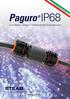Paguro IP68 Connettori Stagni / Waterproof Connectors