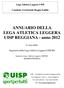 ANNUARIO DELLA LEGA ATLETICA LEGGERA UISP REGGIANA - anno 2012