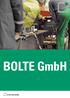 BOLTE. BOLTE GmbH BOLTE