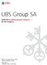 UBS Group SA. Invito all Assemblea generale ordinaria di UBS Group SA