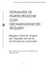 DOMANDA DI PARTECIPAZIONE CON DICHIARAZIONE DEI REQUISITI