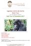 Uganda La terra dei Gorilla Short Tour Tour dell Uganda in 8 giorni. Dall 8 al 15 Dicembre 2017