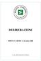 DELIBERAZIONI. SEDUTA N. 148 DEL 12 dicembre A cura della Segreteria di Giunta