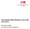 Censimento delle istituzioni non profit Anno Principali risultati per la provincia di Pordenone