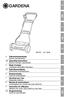 GARDENA. 380 EC Art D Gebrauchsanweisung Elektro-Spindelmäher GB Operating Instructions Electric Cylinder Lawnmower