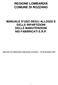 REGIONE LOMBARDIA COMUNE DI ROZZANO MANUALE D USO DEGLI ALLOGGI E DELLE RIPARTIZIONI DELLE MANUTENZIONI NEI FABBRICATI E.R.P.