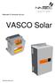 Manuale d istruzioni ed uso. VASCO Solar. manvasco_solar_ita_03